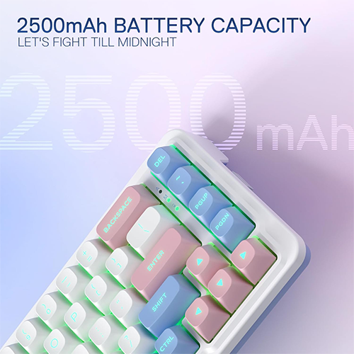 მექანიკური კლავიატურა - Redragon K709WBP Nova Pro L Linear Switch