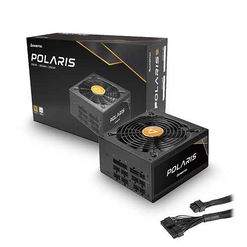 კვების ბლოკი - Chieftec Polaris 1250 Watt 80 Plus Gold Full Modular