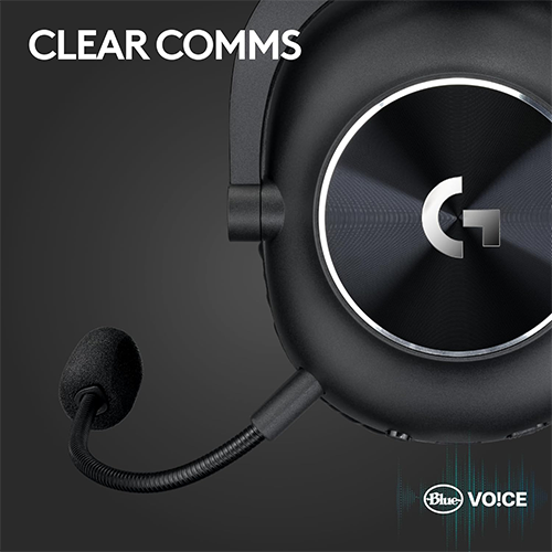 უკაბელო Bluetooth ყურსასმენი - Logitech G PRO X2 Lightspeed Black WL BT