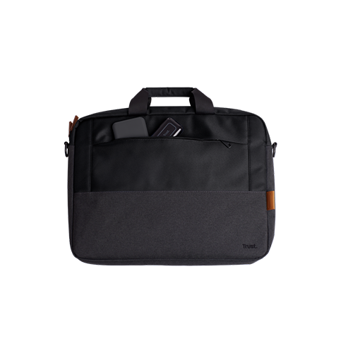 ნოუთბუქის ჩანთა - Trust Lisboa Grey-Black For 16 Inch
