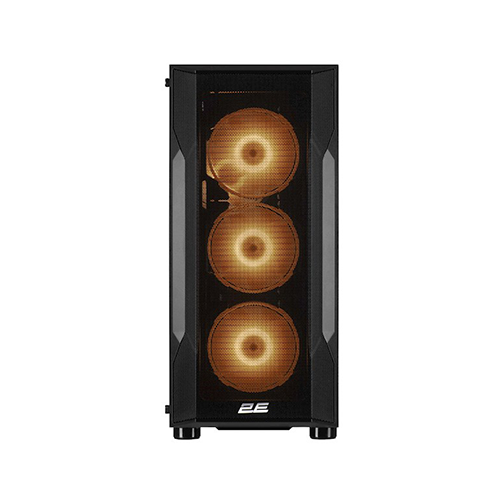 ქეისი + პულტი - 2E Gaming Splendor G4301 Black - 4x120 Fan ARGB