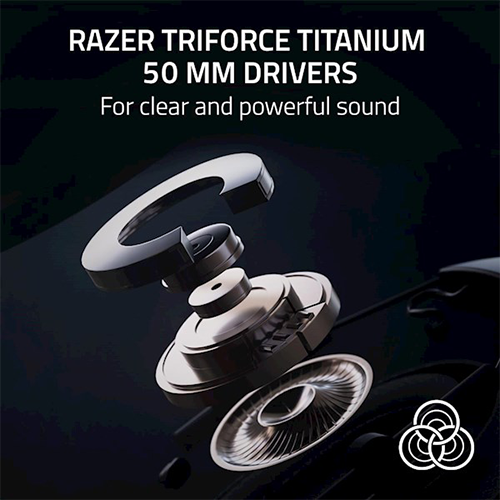 უკაბელო Bluetooth ყურსასმენი - Razer BlackShark V2 HyperSpeed Black WL BT