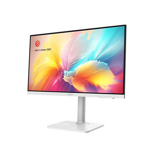 მონიტორი - Msi Modern MD2412PW White - 23.8 Inch / FHD / IPS / 100 Hz / 1 Ms