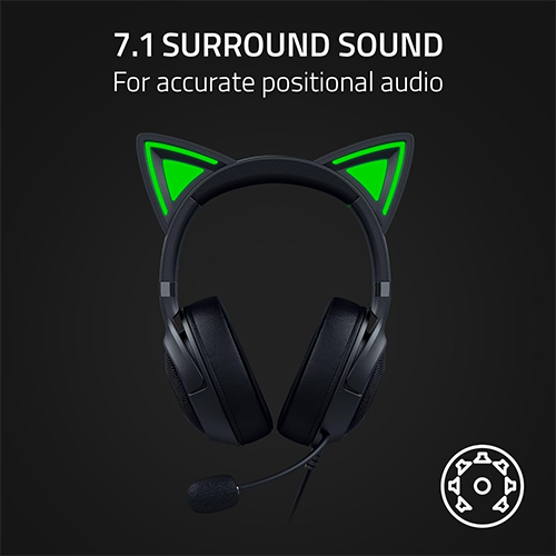 Headset - Razer Kraken Kitty V2 RGB USB Black