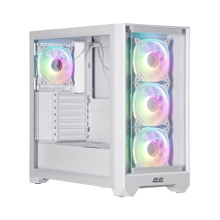 ქეისი + პულტი - 2E Gaming Dominator Pro G2320W White - 4x120 Fan ARGB