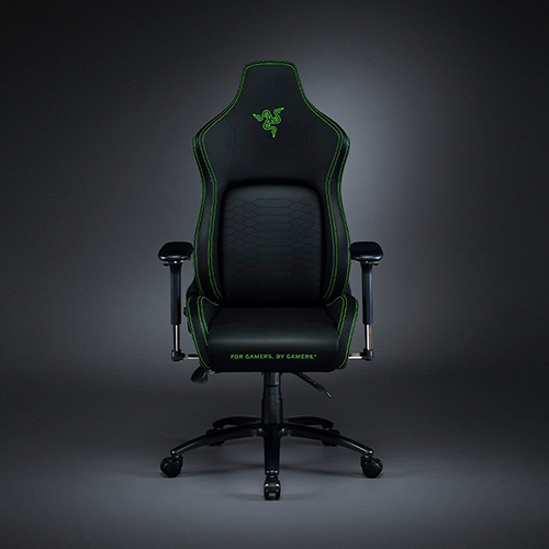 კომპიუტერის სკამი - Razer Gaming Chair Iskur XL With Built In Lumbar Support Black-Green