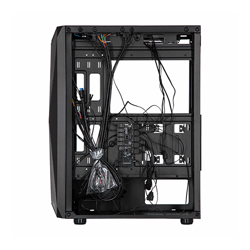 ქეისი - 2E Gaming Aruba G3313B Black - 5x120 Fan ARGB