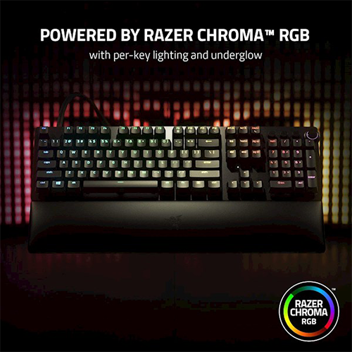 მექანიკური კლავიატურა - Razer Huntsman V2 RGB 108key Analog Switch USB EN Black