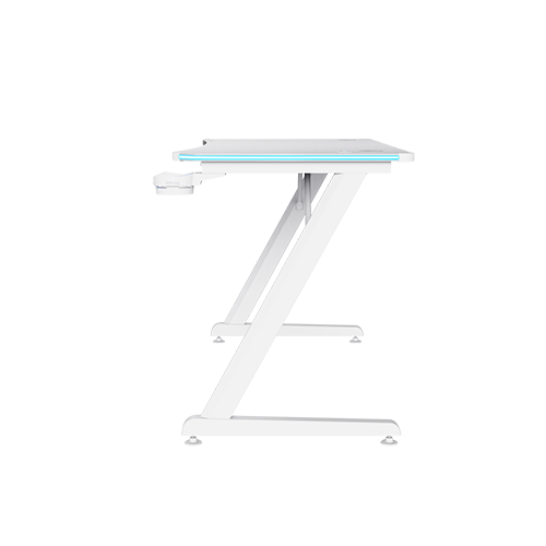 კომპიუტერის მაგიდა - Trust GXT 709W Luminus RGB Desk White