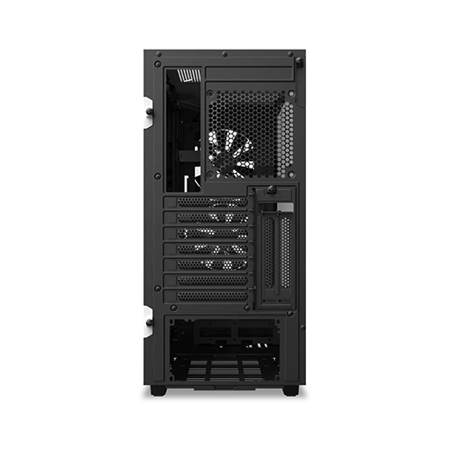 Case - NZXT H510 Elite Compact Cana White - 1×120 Fan + 3×140 Fan