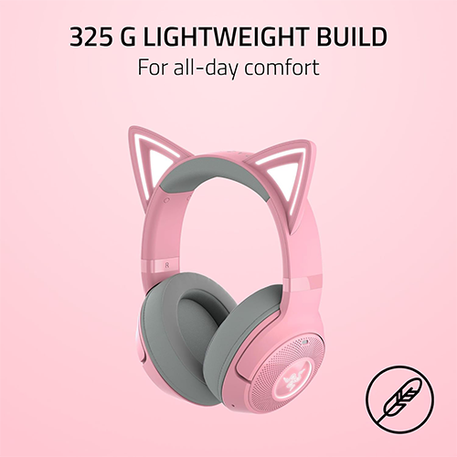 Wireless Bluetooth Headset - Razer Kraken Kitty V2 Quartz Ed BT