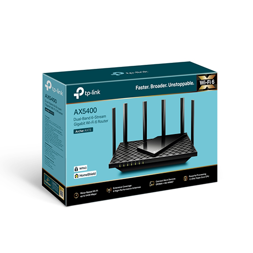 Wi-Fi როუტერი - TP-Link Archer AX5400 AX73 Dual-Band Wi-Fi 6