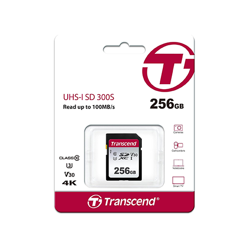 მეხსიერება - SD Card Transcend 256 GB V30 4K