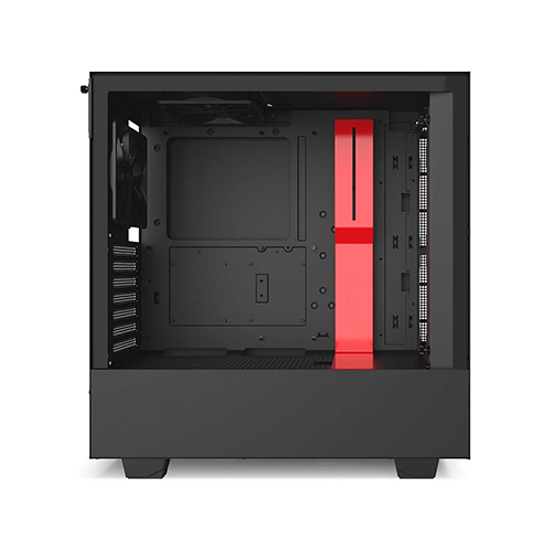 Case - NZXT H510 Black-Red - 2x120 Fan