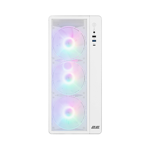 ქეისი - 2E Gaming Credo Plus V510W White - 4x120 Fan LED