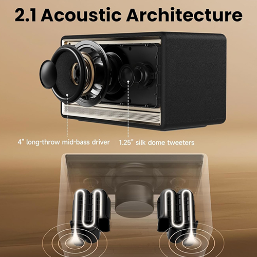 უკაბელო Bluetooth დინამიკი - Edifier ES300 60W Black