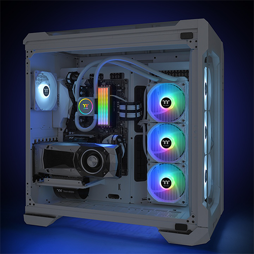 Cpu Water Cooling - Thermaltake Floe RC360 360 mm ARGB Snow Edition White