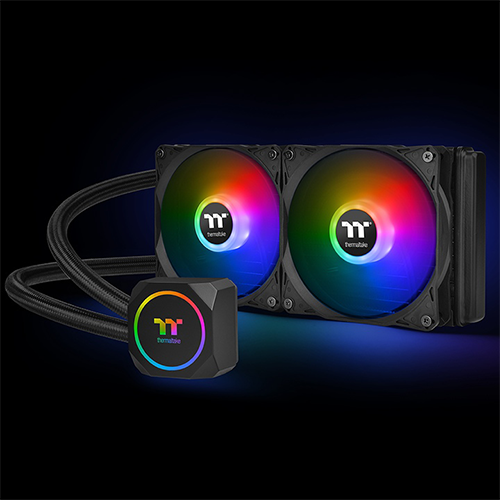 პროცესორის წყლის გაგრილება - Thermaltake H240 240 mm ARGB