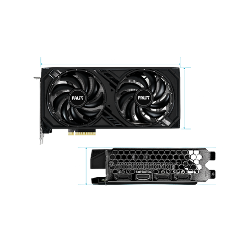ვიდეობარათი - Palit RTX 4060 8 GB Dual Oc