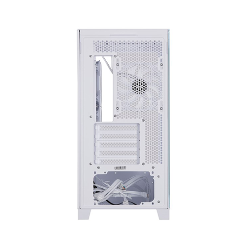 ქეისი + პულტი - 2E Gaming Fantom GK701W White - 4x120 Fan ARGB