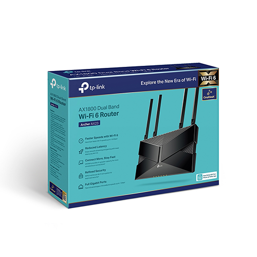 Wi-Fi როუტერი - TP-Link Archer Dual-Band AX23 AX1800 Wi-Fi 6