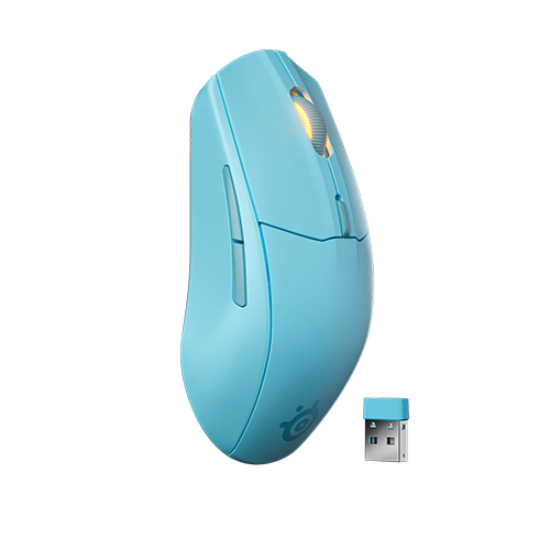 უკაბელო ტენვადი Bluetooth მაუსი - SteelSeries Rival 3 Gen 2 RGB Aqua Rechargeable WL BT