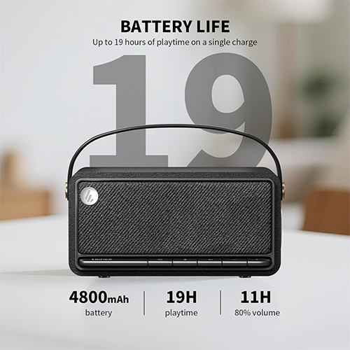 უკაბელო Bluetooth დინამიკი - Edifier MP330 40W Black