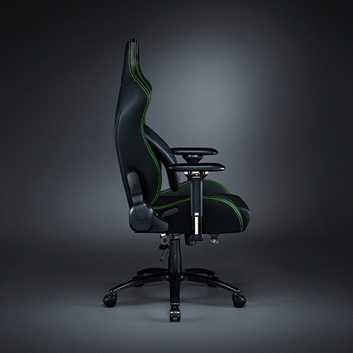 კომპიუტერის სკამი - Razer Gaming Chair Iskur XL With Built In Lumbar Support Black-Green