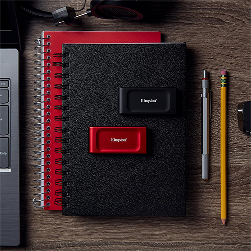გარე M2 SSD ვინჩესტერი - Kingston 1 TB XS1000R Red