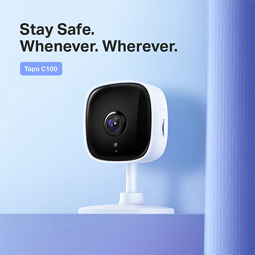 შიდა ვიდეო სათვალთვალო კამერა - Tapo C100 TP-Link Home Security Wi-Fi Camera