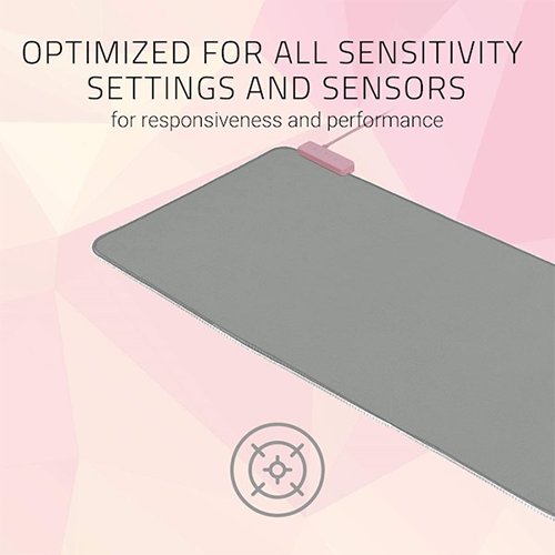 მაუსპადი - Razer Goliathus Extended Chroma RGB XXL Quartz Grey - 92x29.4 სმ