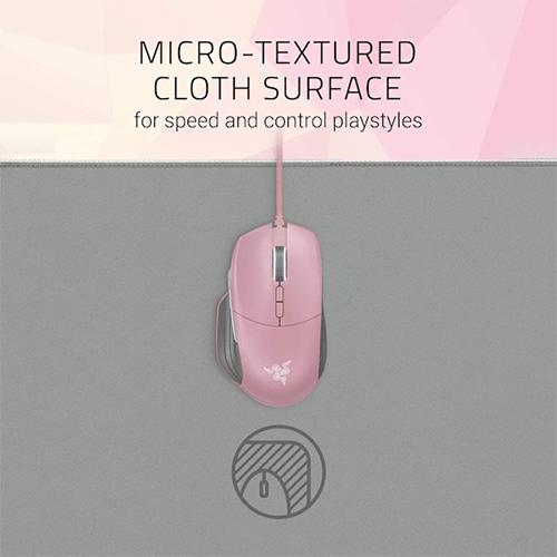 მაუსპადი - Razer Goliathus Extended Chroma RGB XXL Quartz Grey - 92x29.4 სმ