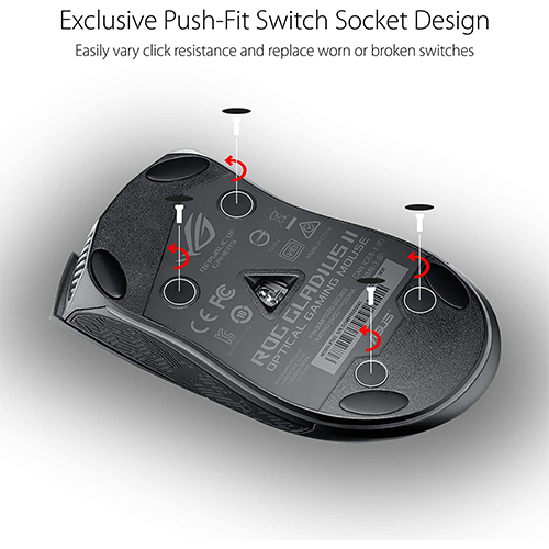 მაუსი - Asus Rog Gladius II Core