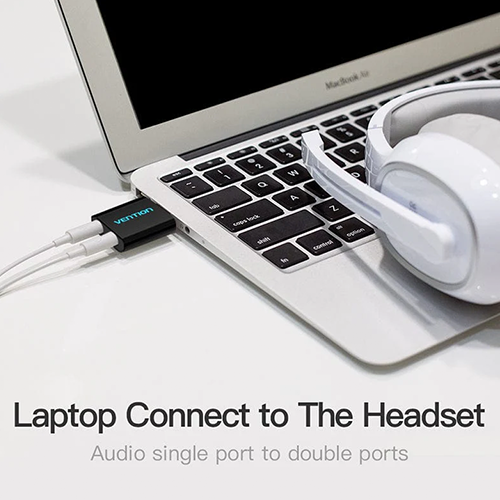 USB ხმის ბარათი - Sound Card Vention