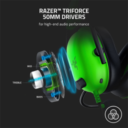 ყურსასმენი - Razer Blackshark V2 X 3.5mm Green