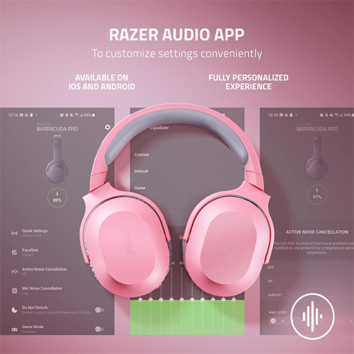 უკაბელო Bluetooth ყურსასმენი - Razer Barracuda X 2022 Quartz WL BT