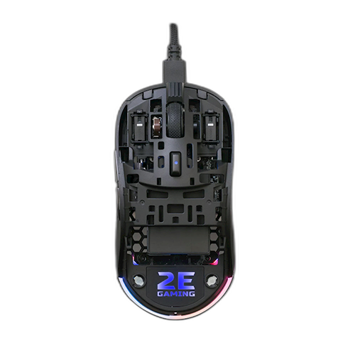 უკაბელო ტენვადი მაუსი - 2E Gaming HyperDrive Pro RGB Black Rechargeable WL