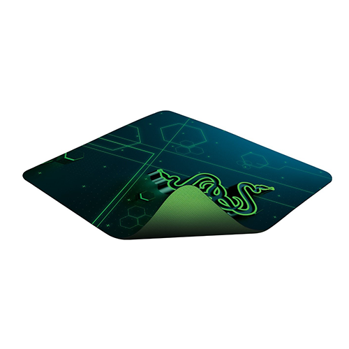 მაუსპადი - Razer Goliathus Mobile Black Green - 27x21.5 სმ