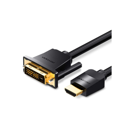 გადამყვანი კაბელი - HDMI To DVI-D კაბელი Vention 1.5მ