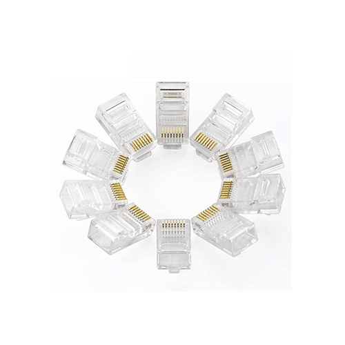 ინტერნეტის კაბელის ჯეკი - Ugreen Cat5 (10 ცალი)