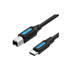 პრინტერის კაბელი - Vention Type-C 2.0 1.5მ Black