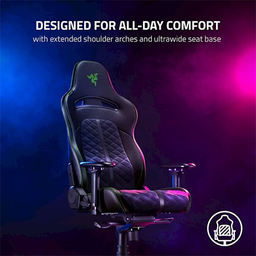 კომპიუტერის სკამი - Razer Gaming Chair Enki Black-Green