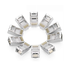 ინტერნეტის კაბელის ჯეკი - Ugreen Cat6 (10 ცალი)
