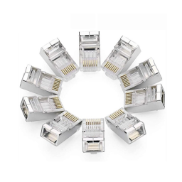 ინტერნეტის კაბელის ჯეკი - Ugreen Cat6 (10 ცალი)