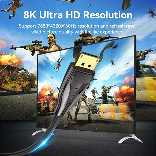 Display კაბელი - Vention 8K 1.4 2მ