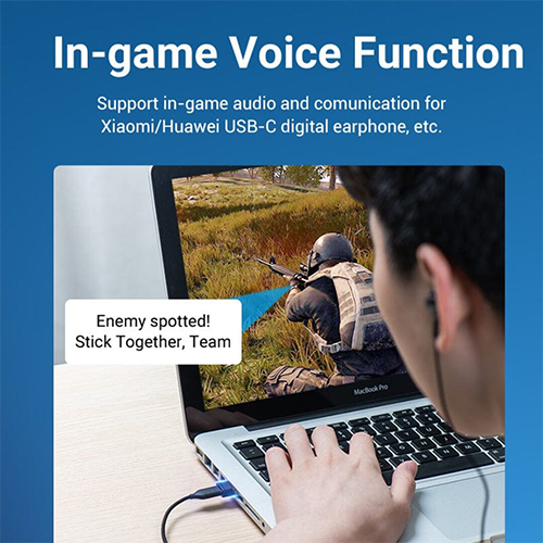 გადამყვანი - USB 2.0 To Type-C Vention