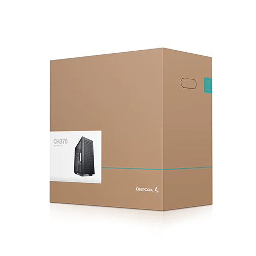 ქეისი - Deep Cool CH370 Black - 1x120 Fan