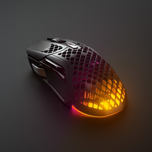 უკაბელო ტენვადი Bluetooth მაუსი - SteelSeries Aerox 5 Rechargeable WL BT