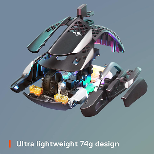 უკაბელო ტენვადი Bluetooth მაუსი - SteelSeries Aerox 5 Rechargeable WL BT