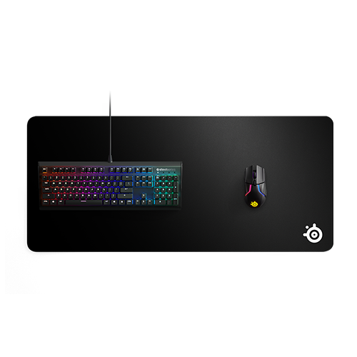 მაუსპადი - SteelSeries QcK Heavy XXL Black - 90x40 სმ